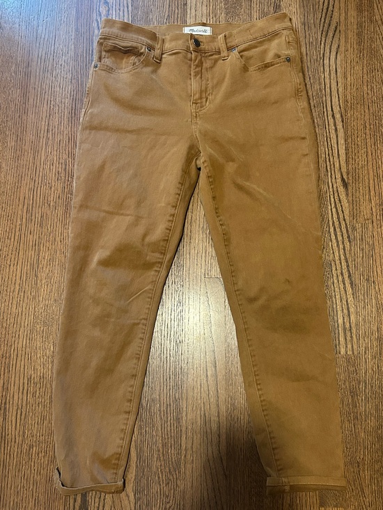 Madewell Denim - Madewell 9” High Rise Skinny Skinny Jeans Camel Brown Size 29